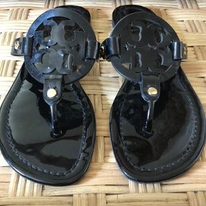 Tory Burch Miller Sandal, patent leather size 7